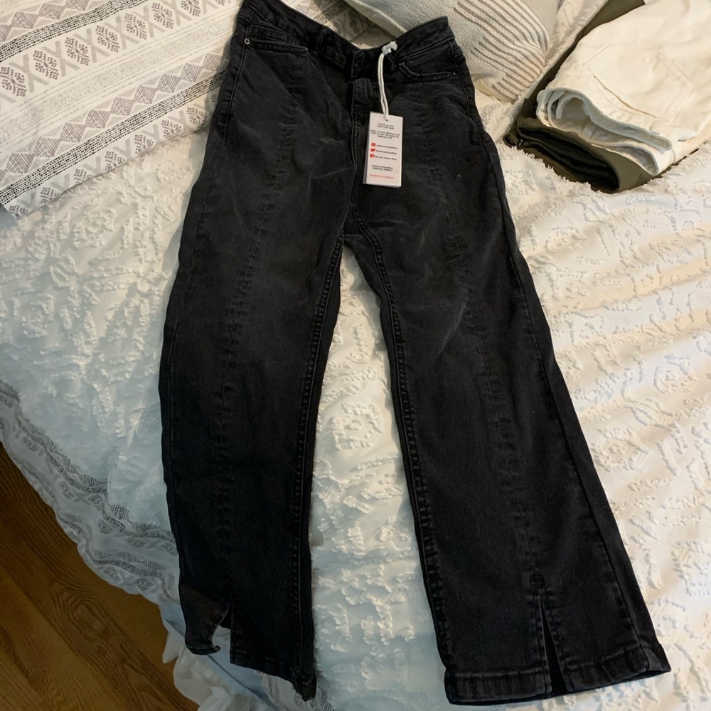 Cropped NEW WITH TAGS flare jeans